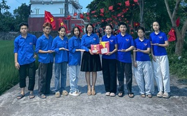 Đoàn Thanh niên xã Hòa Phú và chi đoàn thôn Phú Đức triển khai Công trình thanh niên 