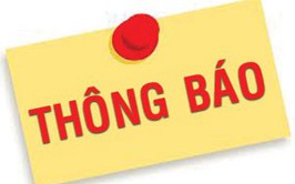 Thông báo nhu cầu tuyển dụng lao động