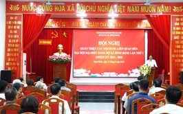 Hội nghị triển khai một số nội dung quan trọng chuẩn bị Tổ chức phục vụ Đại hội đại biểu Đảng bộ xã Bình Minh lần thứ I, nhiệm kỳ 2025 - 2030
