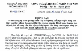 UBND XÃ SÓC SƠN MỜI ĐĂNG KÝ THAM GIA TẬP HUẤN 
