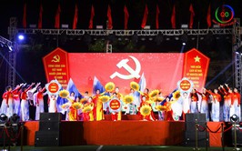 Đêm liên hoan nghệ thuật “Sáng mãi niềm tin theo Đảng” – Chào mừng thành công Đại hội Đảng bộ xã Quốc Oai lần thứ I, nhiệm kỳ 2025–2030