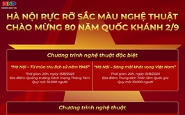 Hà Nội rực rỡ sắc màu nghệ thuật chào mừng 80 năm Quốc Khánh 2/9