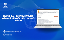 Hướng dẫn người dân thực hiện trực tuyến Đăng ký dấu nổi, dấu thu nhỏ, dấu xi trên Cổng Dịch vụ công quốc gia