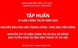 Hội nghị bồi dưỡng, tập huấn lý luận chính trị hè 2025 