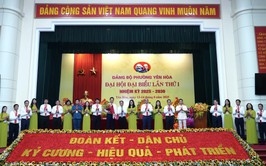 Đảng bộ phường Yên Hoà đã tổ chức thành công Đại hội đại biểu Đảng bộ phường lần thứ Nhất với chủ đề 