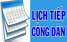 THÔNG BÁO HOÃN LỊCH TIẾP CÔNG DÂN