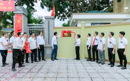 Lễ khánh thành, gắn biển công trình chào mừng Đại hội Đảng bộ xã Hoà Xá lần thứ I, nhiệm kỳ 2025 – 2030