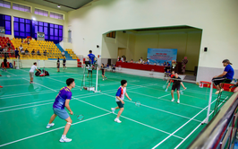 Giải cầu lông xã Đan Phượng mở rộng thu hút 125 vận động viên tham gia