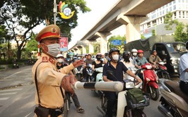 Công an Hà Nội tạm cấm, hạn chế phương tiện đi vào một số tuyến đường ngày 19/8