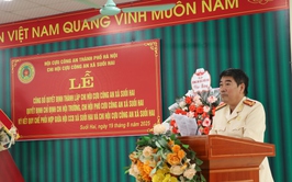 Lễ công bố quyết định thành lập chi hội Cựu công an nhân dân xã Suối Hai 