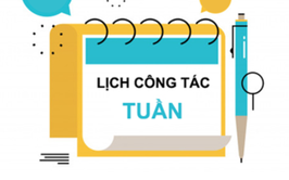 LỊCH CÔNG TÁC TUẦN CỦA LÃNH ĐẠO TRUNG TÂM (Từ ngày 18/08/2025 đến ngày 22/08/2025)