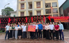 GẮN BIỂN, KHÁNH THÀNH CÔNG TRÌNH “A80 - MẶT TRẬN ĐOÀN KẾT THƯỜNG TÍN”