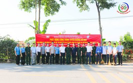 QUỐC OAI ĐỒNG LOẠT RA QUÂN TỔNG VỆ SINH MÔI TRƯỜNG, TRỒNG HOA – CÂY XANH HƯỞNG ỨNG PHONG TRÀO “SÁNG – XANH – SẠCH – ĐẸP”