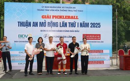 Giải Pickleball xã Thuận An mở rộng lần I năm 2025 thành công tốt đẹp