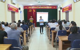 Xã Phúc Thọ tập huấn cho lực lượng tuần tra, canh gác bảo vệ đê điều phục vụ công tác PCTT&TKCN năm 2025