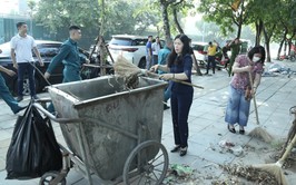 Phường Cầu Giấy ra quân tổng vệ sinh môi trường