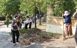 Xã Hòa Phú: Lễ ra quân phát động bảo vệ môi trường và phong trào thi đua Sáng, xanh, sạch đẹp