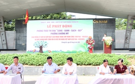 Phường Chương Mỹ phát động phong trào “Sáng - Xanh - Sạch - Đẹp”, ra quân tổng vệ sinh môi trường