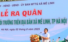 Xã Mê Linh phát động tổng vệ sinh môi trường Sáng – Xanh – Sạch – Đẹp