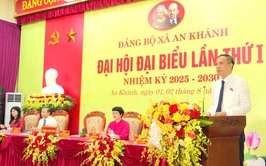 Ngày làm việc thứ nhất Đại hội đại biểu Đảng bộ xã An Khánh lần thứ I, nhiệm kỳ 2025-2030