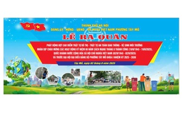 TÂY MỖ PHÁT ĐỘNG ĐỢT CAO ĐIỂM VỀ TRẬT TỰ ĐÔ THỊ, AN TOÀN GIAO THÔNG VÀ VỆ SINH MÔI TRƯỜNG CHÀO MỪNG CÁC NGÀY LỄ LỚN VÀ ĐẠI HỘI ĐẢNG BỘ PHƯỜNG