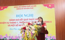 Đảng ủy xã Hòa Phú tổ chức Hội nghị đánh giá kết quả thực hiện nhiệm vụ tháng 7, triển khai nhiệm vụ tháng 8