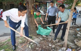 Hà Nội: Phường Khương Đình ra quân thực hiện phong trào thi đua hướng tới đô thị 