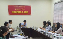 UBND phường Láng làm việc với Ngân hàng Chính sách Xã hội Đống Đa về việc thực hiện nhiệm vụ trên địa bàn phường 6 tháng cuối năm 2025