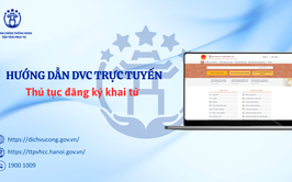 Hướng dẫn công dân thực hiện thủ tục 