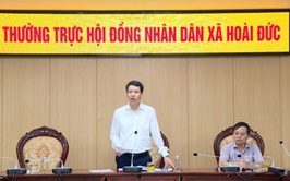 Thường trực HĐND xã Hoài Đức làm việc với UBND xã về việc trả lời các ý kiến, kiến nghị của cử tri tại các cuộc tiếp xúc cử tri sau kỳ họp thứ 2 HĐND xã khóa I, nhiệm kỳ 2021-2026