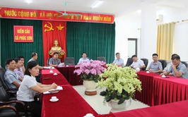 XÃ PHÚC SƠN THAM DỰ HỘI NGHỊ TRỰC TUYẾN VỀ CÔNG TÁC QUẢN LÝ CHỢ CÓC, CHỢ TẠM