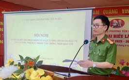 PHƯỜNG YÊN NGHĨA SƠ KẾT 1 NĂM TRIỂN KHAI LỰC LƯỢNG THAM GIA BẢO VỆ ANTT CƠ SỞ