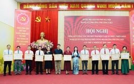 Ứng dụng công nghệ thông tin, công nghệ số - dấu ấn sáng tạo tại Đại hội Đảng bộ phường Phương Liệt
