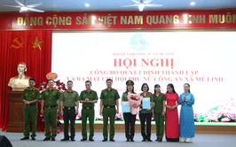 Hội Liên hiệp phụ nữ xã Mê Linh: Ra mắt Chi hội Phụ nữ Công an xã, tập huấn công tác Hội