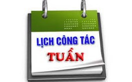 Lịch công tác tuần thứ 35 Đảng uỷ - HĐND - UBND phường Đống Đa