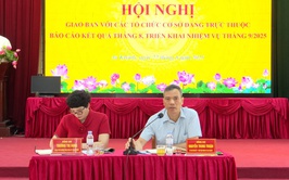  Đảng ủy xã An Khánh giao ban với các tổ chức cơ sở đảng trực thuộc