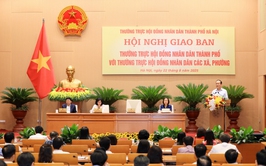 Thường trực HĐND Thành phố Hà Nội giao ban với Thường trực HĐND các xã, phường