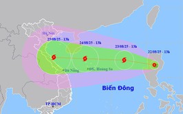 Bão số 5 (Kajiki) liên tục tăng cấp, Hà Nội mưa lớn ngay trước kỳ nghỉ lễ 2/9
