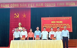 Phường Phú Lương tổ chức ký kết Quy chế phối hợp công tác giữa Thường trực HĐND - UBND - UB MTTQ phường, nhiệm kỳ 2021-2026