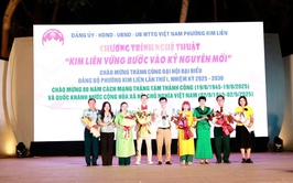 Chương trình nghệ thuật chào mừng thành công Đại hội Đại biểu Đảng bộ phường Kim Liên lần thứ I, nhiệm kỳ 2025 – 2030