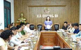 Hội nghị bàn giao hồ sơ quản lý địa giới hành chính và các nội dung liên quan đến xóm chùa Cát- thôn Lam Điền- xã Quảng Bị về thôn Bãi 2 xã Bình Minh