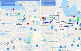 Cách tra cứu điểm ngập lụt tại Hà Nội trên điện thoại