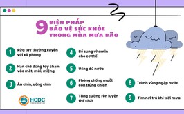 Một số biện pháp phòng chống dịch bệnh sau mưa bão