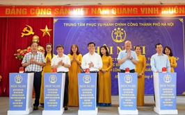 Trung tâm phục vụ Hành chính công Thành phố ra mắt 2 điểm phục vụ hành chính công tại Sơn Tây, Quảng Oai