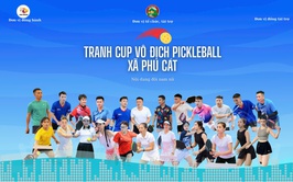 Phú Cát tổ chức giải PICKLEBALL tranh cúp vô định năm 2025