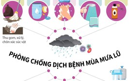 Hướng dẫn phòng chống dịch bệnh mùa mưa lũ