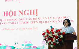 Mê Linh: Gần 300 cán bộ quản lý giáo dục, giáo viên, nhân viên các nhà trường tham gia học tập chính trị hè năm 2025