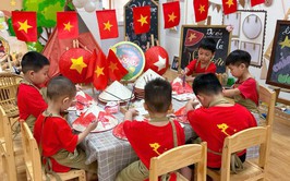 TRƯỜNG MẦM NON KIM LIÊN TỔ CHỨC CÁC HOẠT ĐỘNG Ý NGHĨA CHÀO MỪNG 80 NĂM CÁCH MẠNG THÁNG TÁM VÀ QUỐC KHÁNH 2/9