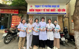 Trạm Y tế phường Ngọc Hà tăng cường truyền thông giáo dục sức khỏe, chủ động phòng chống dịch bệnh