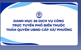 CÁC VIDEO HƯỚNG DẪN DỊCH VỤ CÔNG TRỰC TUYẾN